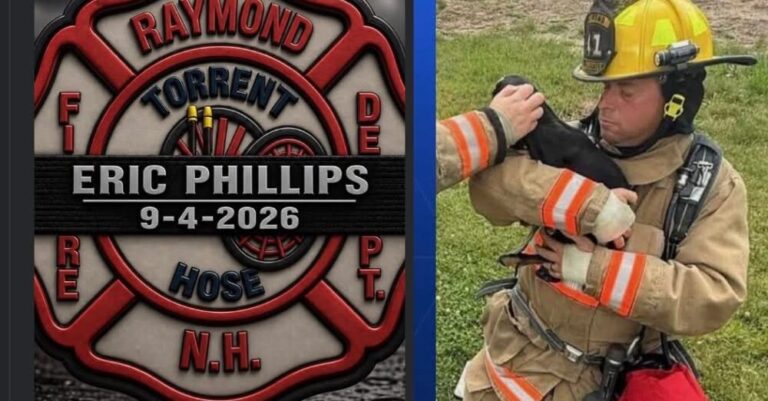 Eric Phillips Obituary, Death - Raymond Firefighter Dies at 44 After Medical Emergency While Responding to Call